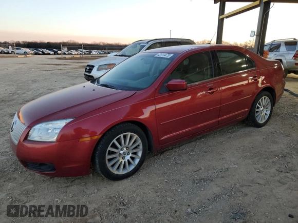 2009 Mercury Milan Premier z VIN 3MEHM08Z69R614699, wystawiony jako Copart lot #42319475 z przebiegiem 125 704 mil mil oraz Szkody całkowita. Historia ofert i sprzedaży dostępna na DreamBid. Obrazek 1.
