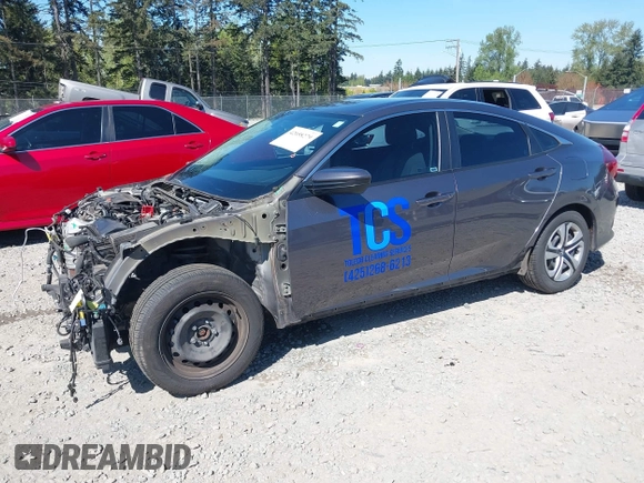 2017 Honda Civic Sedan LX with VIN 2HGFC2F58HH574855, listed as a IAAI auction lot 42058279 with 89,442 mi miles. Bid and sale history available at carsss.com. Image 2.