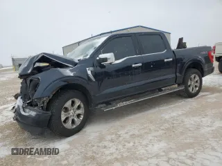 2021 Ford F-150 XL with VIN 1FTFW1E83MFA99798, listed as a Copart auction lot 45415755 with 148,922 mi miles and Salvage Title. Bid and sale history available at carsss.com. Image 1.