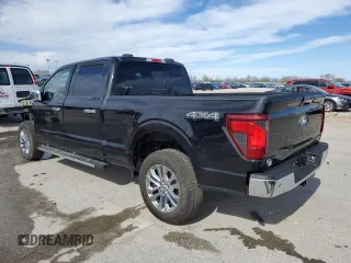 2024 Ford F-150 XLT with VIN 1FTFW3L53RKF29624, listed as a Copart auction lot 50203775 with 2,344 mi miles and Salvage Title. Bid and sale history available at carsss.com. Image 2.