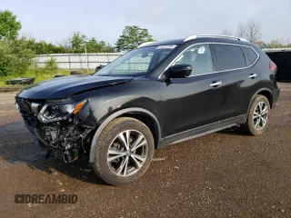 2020 Nissan Rogue SV with VIN JN8AT2MT7LW039976, listed as a Copart auction lot 61301595 with 82,431 mi miles and Salvage title. Bid and sale history available at DreamBid. Image 1.
