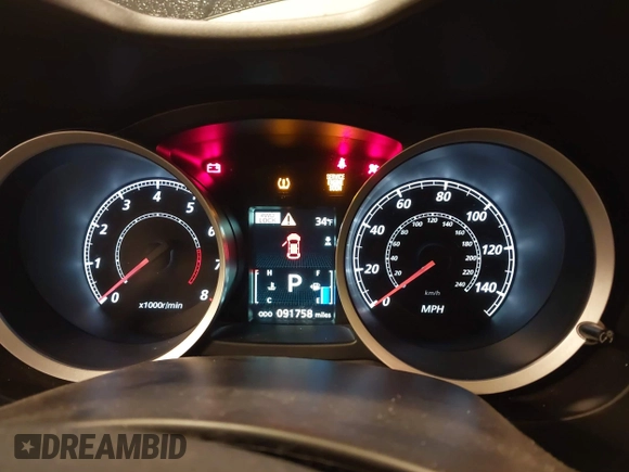 2015 Mitsubishi Lancer SE with VIN JA32V2FW6FU019508, listed as a IAAI auction lot 41633196 with 91,758 mi miles. Bid and sale history available at carsss.com. Image 7.