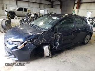 2020 Toyota Corolla Hatchback SE with VIN JTND4RBE9L3080951, listed as a Copart auction lot 65619894 with 71,367 mi miles and Salvage Title. Bid and sale history available at carsss.com. Image 1.