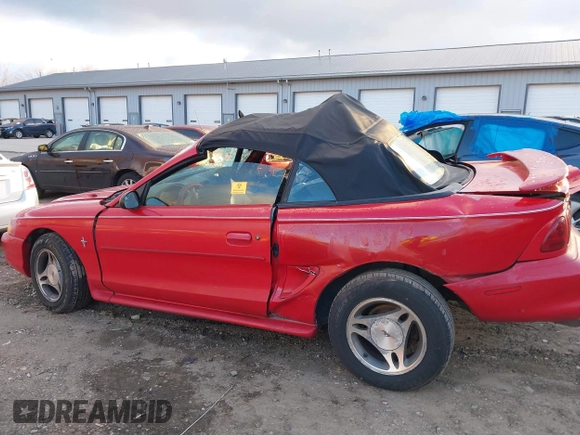 1998 Ford Mustang with VIN 1FAFP4442WF140251, listed as a IAAI auction lot 41230126 with 128,583 mi miles. Bid and sale history available at carsss.com. Image 14.