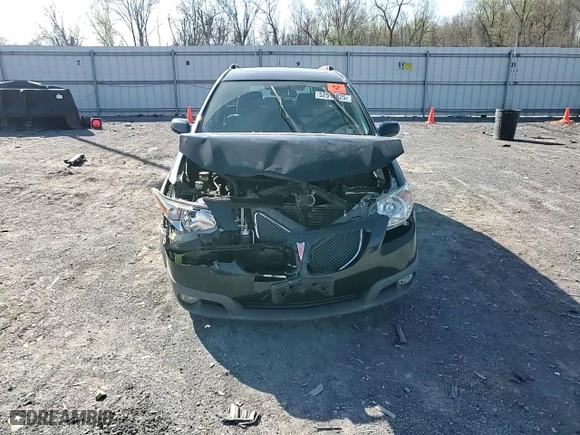 2005 Pontiac Vibe with VIN 5Y2SL63825Z476581, listed as a Copart auction lot 52519825 with 128,550 mi miles and Salvage Title. Bid and sale history available at carsss.com. Image 10.