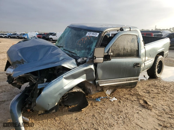 2006 Chevrolet Silverado 1500 LT1 with VIN 2GCEC19V461344655, listed as a Copart auction lot 43519535 with 0 mi miles and Salvage Title. Bid and sale history available at carsss.com. Image 1.