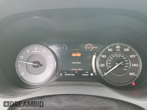 2019 Acura RDX Advance with VIN 5J8TC2H77KL000596, listed as a Copart auction lot 54055655 with 90,939 mi miles and Salvage title. Bid and sale history available at DreamBid. Image 9.
