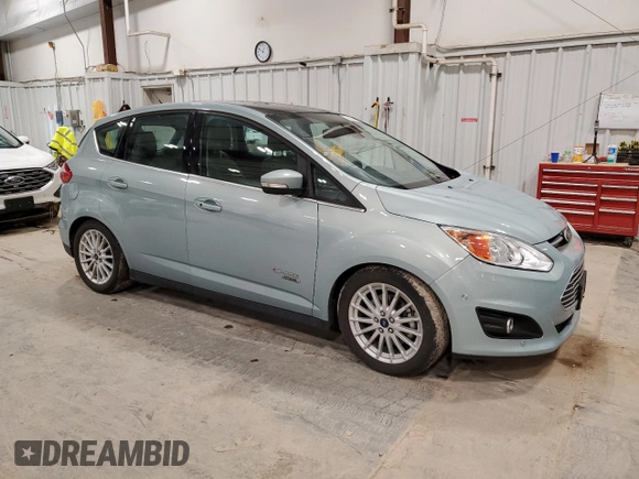 2014 Ford C-Max Energi SEL with VIN 1FADP5CU4EL511196, listed as a Copart auction lot 53900485 with 92,312 mi miles and Clean Title. Bid and sale history available at carsss.com. Image 4.