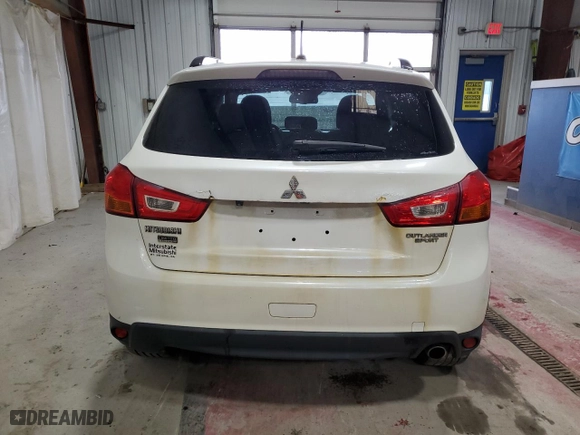 2013 Mitsubishi Outlander Sport LE with VIN 4A4AR5AU9DE023450, listed as a Copart auction lot 81847204 with 165,808 mi miles and Clean Title. Bid and sale history available at carsss.com. Image 6.