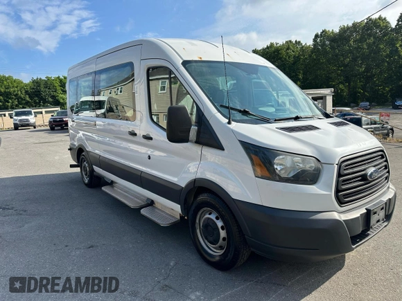 2017 Ford Transit XL with VIN 1FDZX2CM0HKA42015, listed as a Copart auction lot 64076855 with 252,406 mi miles and Clean title. Bid and sale history available at DreamBid. Image 4.