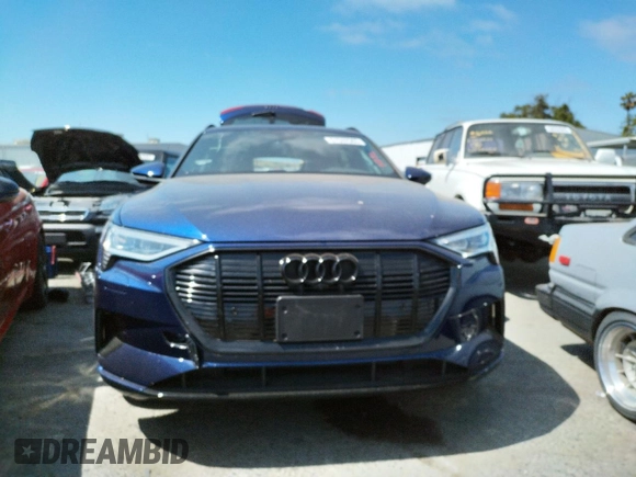 2022 Audi e-tron Premium with VIN WA1AAAGE0NB026001, listed as a Copart auction lot 57532563 with 0 mi miles. Bid and sale history available at carsss.com. Image 5.