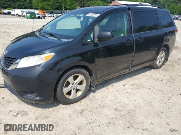 2012 Toyota Sienna LE AAS с VIN 5TDKK3DC3CS212191, выставлен на аукционе Copart как лот 60565215 с пробегом 214 957 миль миль и Чистый • Clean title. История ставок и продаж доступна на DreamBid. Изображение 1.