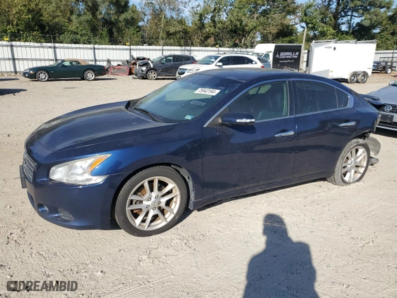 2009 Nissan Maxima 3.5 SV with VIN 1N4AA51E69C820559, listed as a Copart auction lot 75943194 with 0 mi miles and Salvage Title. Bid and sale history available at carsss.com. Image 1.