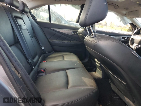 2014 Infiniti Q50 Premium with VIN JN1BV7AR5EM691514, listed as a Copart auction lot 47985465 with 119,821 mi miles and Salvage Title. Bid and sale history available at DreamBid. Image 10.