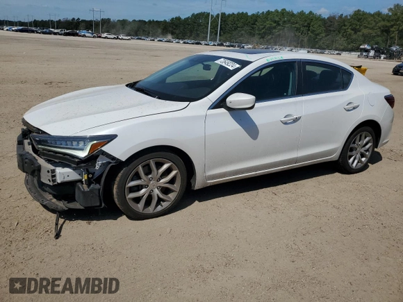 2022 Acura ILX with VIN 19UDE2F38NA002405, listed as a Copart auction lot 72649224 with 39,643 mi miles and Salvage Title. Bid and sale history available at DreamBid. Image 1.