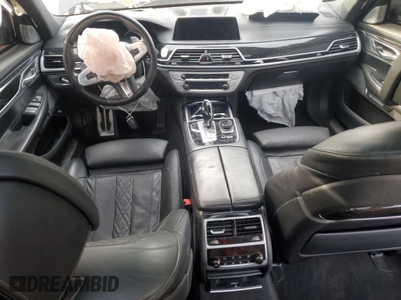2017 BMW 7 Series with VIN WBA7H6C32HG614368, listed as a Copart auction lot 50607035 with 69,567 mi miles and Salvage title. Bid and sale history available at DreamBid. Image 8.