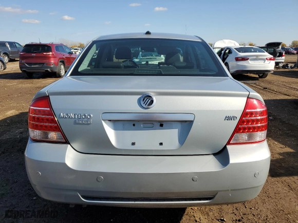 2007 Mercury Montego Premier with VIN 1MEHM43127G614096, listed as a Copart auction lot 77359084 with 121,444 mi miles and Salvage Title. Bid and sale history available at carsss.com. Image 6.