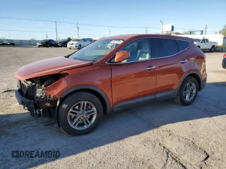 2017 Hyundai Santa Fe 2.4L z VIN 5XYZTDLB6HG411363, wystawiony jako Copart lot #48874805 z przebiegiem 100 993 mil mil oraz Szkoda całkowita • Salvage title. Historia ofert i sprzedaży dostępna na DreamBid. Obrazek 1.