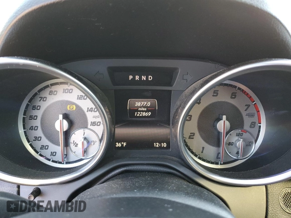 2015 Mercedes-Benz SLK 250 with VIN WDDPK4HA7FF107104, listed as a Copart auction lot 46314115 with 122,869 mi miles and Clean title. Bid and sale history available at DreamBid. Image 9.