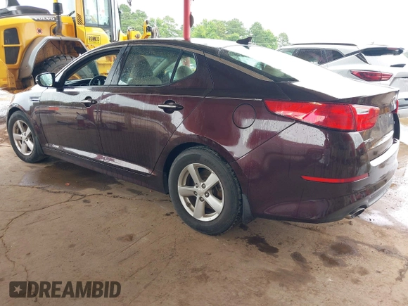 2015 Kia Optima LX with VIN 5XXGM4A70FG471577, listed as a IAAI auction lot 42440620 with 155,330 mi miles and . Bid and sale history available at DreamBid. Image 3.