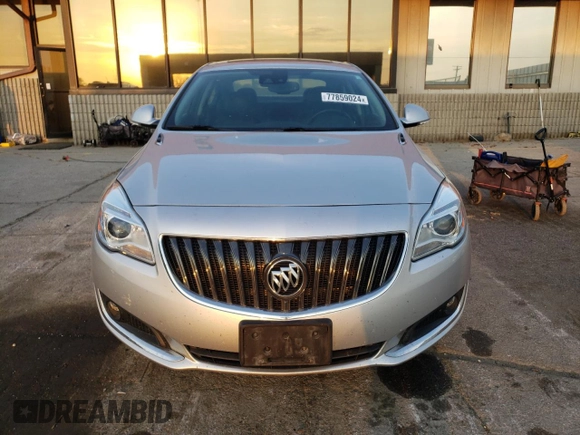2017 Buick Regal Premium II with VIN 2G4GR5GX2H9118648, listed as a Copart auction lot 77859024 with 120,475 mi miles and Salvage Title. Bid and sale history available at carsss.com. Image 5.