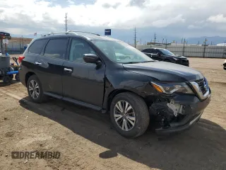 2017 Nissan Pathfinder SL with VIN 5N1DR2MM4HC691314, listed as a Copart auction lot 52129145 with 106,192 mi miles and Salvage Title. Bid and sale history available at carsss.com. Image 4.