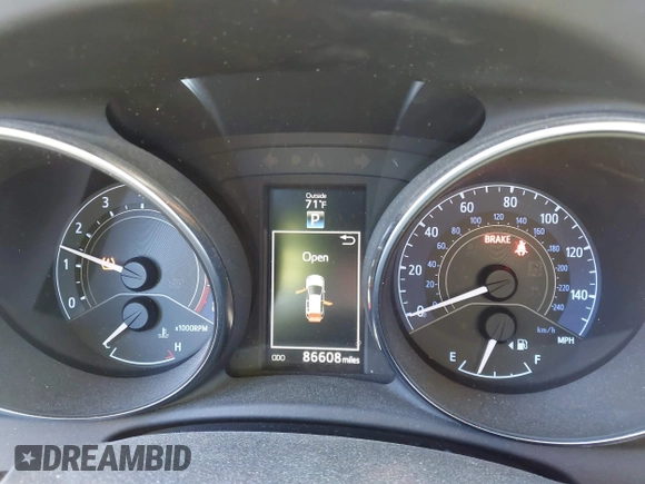 2016 Scion iM with VIN JTNKARJE6GJ500765, listed as a IAAI auction lot 41701644 with 86,608 mi miles. Bid and sale history available at carsss.com. Image 7.