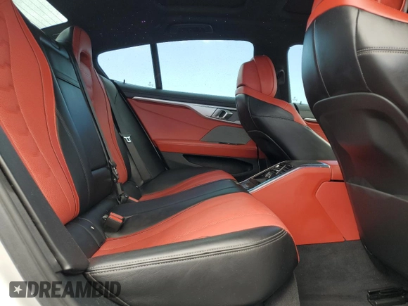 2021 BMW 8 Series M850i with VIN WBAGV8C04MCF56486, listed as a Copart auction lot 55991015 with 60,249 mi miles and Salvage title. Bid and sale history available at DreamBid. Image 10.
