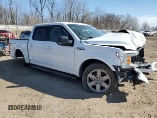 2018 Ford F-150 XL with VIN 1FTEW1EP7JFB42781, listed as a Copart auction lot 50055945 with 116,599 mi miles and Clean Title. Bid and sale history available at carsss.com. Image 4.
