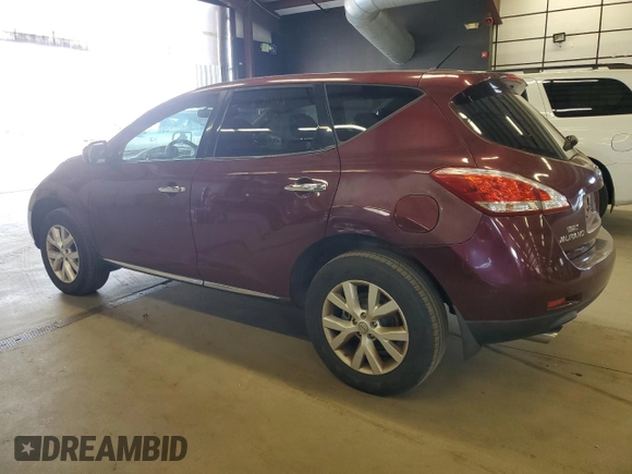 2011 Nissan Murano SV with VIN JN8AZ1MW9BW172286, listed as a Copart auction lot 53674515 with 180,424 mi miles and Clean Title. Bid and sale history available at DreamBid. Image 2.