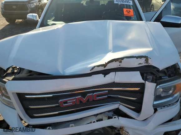2014 GMC Sierra 1500 SLT with VIN 3GTU2VEC7EG531954, listed as a Copart auction lot 45590495 with 101,120 mi miles and Salvage Title. Bid and sale history available at carsss.com. Image 12.