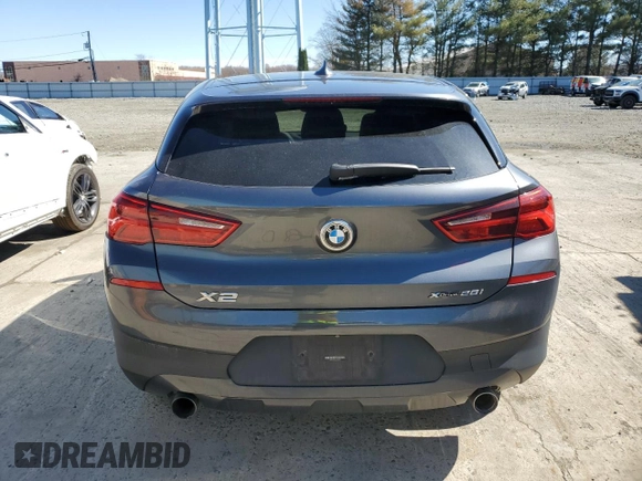 2018 BMW X2 xDrive28i with VIN WBXYJ5C30JEF80055, listed as a Copart auction lot 49510255 with 68,916 mi miles and Salvage Title. Bid and sale history available at carsss.com. Image 6.