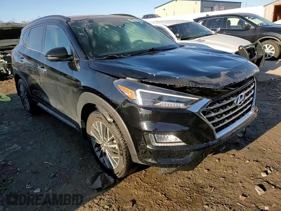 2019 Hyundai Tucson Ultimate with VIN KM8J3CAL0KU932132, listed as a Copart auction lot 42019195 with 57,385 mi miles and Salvage Title. Bid and sale history available at carsss.com. Image 14.