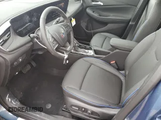 2025 Buick Encore GX Sport Touring with VIN KL4AMESLXSB197192, listed as a Copart auction lot 55429245 with 3 mi miles and Salvage title. Bid and sale history available at DreamBid. Image 7.