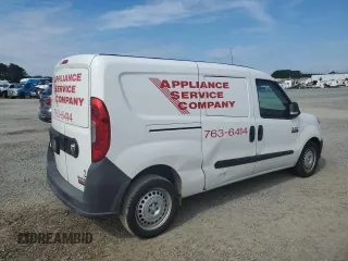 2015 Ram ProMaster City Cargo Tradesman with VIN ZFBERFAT4F6A92961, listed as a Copart auction lot 56981115 with 137,740 mi miles and Clean Title. Bid and sale history available at DreamBid. Image 3.