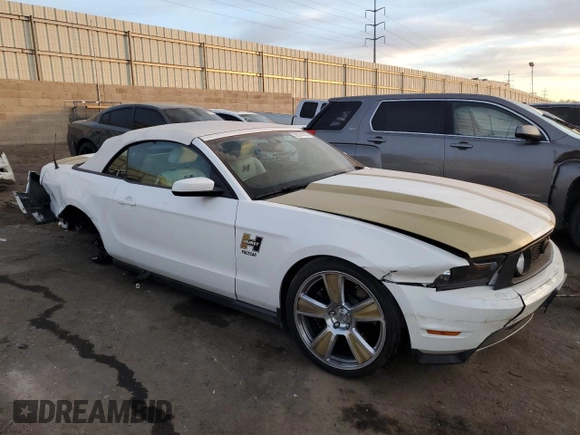 2010 Ford Mustang GT with VIN 1ZVBP8FHXA5141336, listed as a Copart auction lot 85374784 with 61,405 mi miles and Salvage title. Bid and sale history available at DreamBid. Image 4.