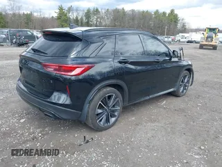 2023 Infiniti QX50 Sport with VIN 3PCAJ5FB8PF109857, listed as a IAAI auction lot 42005975 with 78,220 mi miles and . Bid and sale history available at DreamBid. Image 4.