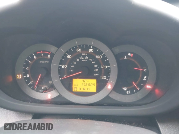 2011 Toyota RAV4 Sport with VIN JTMRF4DV6B5041306, listed as a IAAI auction lot 42017233 with 176,909 mi miles. Bid and sale history available at carsss.com. Image 7.