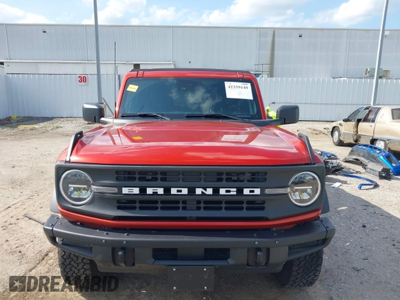 2023 Ford Bronco with VIN 1FMDE5BH1PLB27668, listed as a IAAI auction lot 42359149 with 20,468 mi miles and . Bid and sale history available at DreamBid. Image 12.