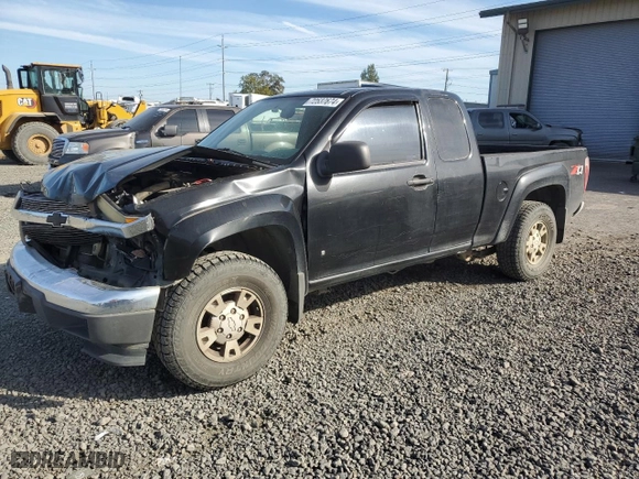 2006 Chevrolet Colorado Work Truck with VIN 1GCDT196268236326, listed as a Copart auction lot 72537674 with 167,622 mi miles and Salvage Title. Bid and sale history available at carsss.com. Image 1.
