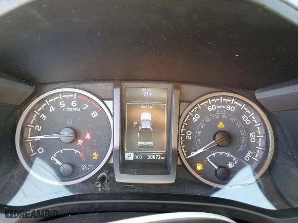 2023 Toyota Tacoma 4WD SR with VIN 3TMCZ5AN5PM538629, listed as a Copart auction lot 51848135 with 30,672 mi miles and Salvage Title. Bid and sale history available at carsss.com. Image 9.