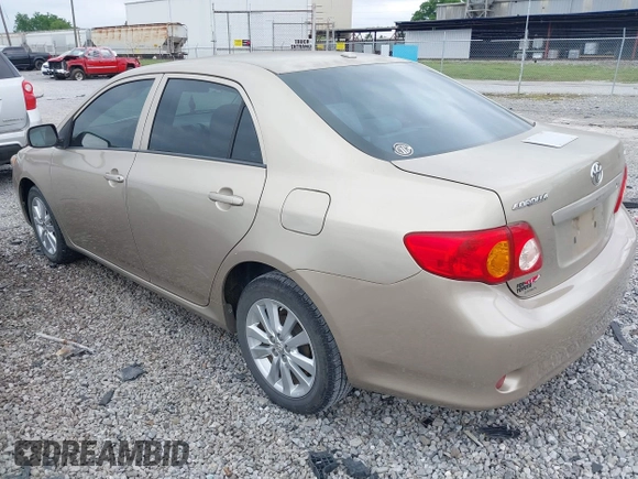 2009 Toyota Corolla with VIN 2T1BU40EX9C041643, listed as a IAAI auction lot 42158455 with 194,336 mi miles. Bid and sale history available at carsss.com. Image 3.