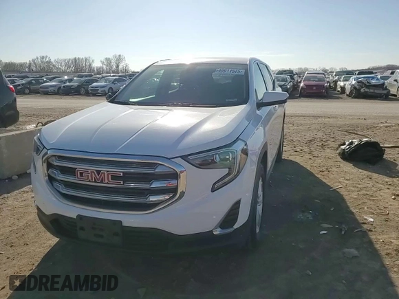 2018 GMC Terrain SLE with VIN 3GKALTEVXJL363335, listed as a Copart auction lot 49911575 with 100,628 mi miles and Salvage Title. Bid and sale history available at carsss.com. Image 12.