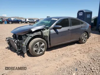 2020 Honda Civic LX z VIN 19XFC2F68LE020890, wystawiony jako Copart lot #58415485 z przebiegiem 60 724 mil mil oraz Szkoda całkowita • Salvage title. Historia ofert i sprzedaży dostępna na DreamBid. Obrazek 1.