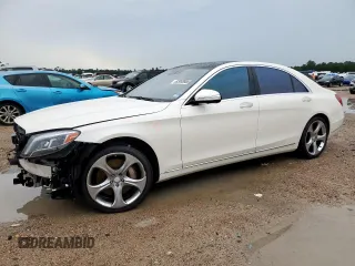 2015 Mercedes-Benz S 550 with VIN WDDUG8CB2FA135966, listed as a Copart auction lot 62908865 with 94,640 mi miles and Salvage title. Bid and sale history available at DreamBid. Image 1.