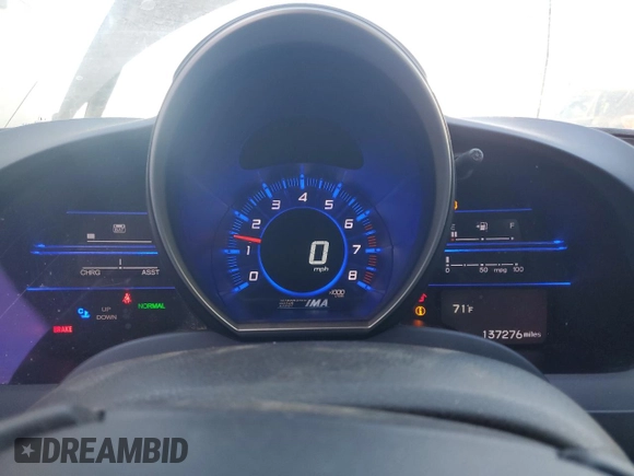 2012 Honda CR-Z EX with VIN JHMZF1C63CS000805, listed as a Copart auction lot 78887454 with 137,276 mi miles and Salvage title. Bid and sale history available at DreamBid. Image 9.