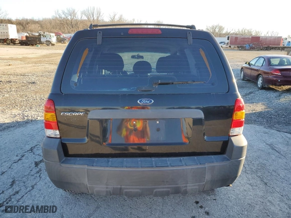 2007 Ford Escape XLS with VIN 1FMYU02Z37KA99846, listed as a Copart auction lot 41578944 with 216,990 mi miles and Salvage Title. Bid and sale history available at carsss.com. Image 6.