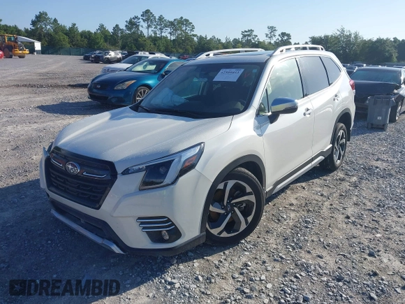 2023 Subaru Forester Touring with VIN JF2SKARC5PH500285, listed as a IAAI auction lot 42509493 with 18,737 mi miles and . Bid and sale history available at DreamBid. Image 17.