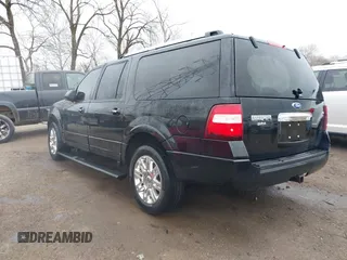 2011 Ford Expedition EL Limited with VIN 1FMJK2A54BEF33457, listed as a IAAI auction lot 41864686 with 186,278 mi miles. Bid and sale history available at carsss.com. Image 3.