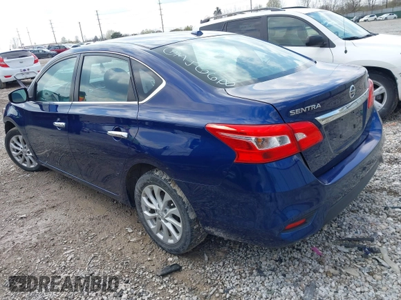 2018 Nissan Sentra SV with VIN 3N1AB7AP1JL634668, listed as a IAAI auction lot 42017714 with 81,410 mi miles. Bid and sale history available at carsss.com. Image 3.